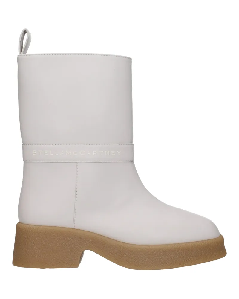 Stella McCartney Stella Mc Cartney Skyla Damens Stiefel aus Öko-Leder in Beige/Latte -