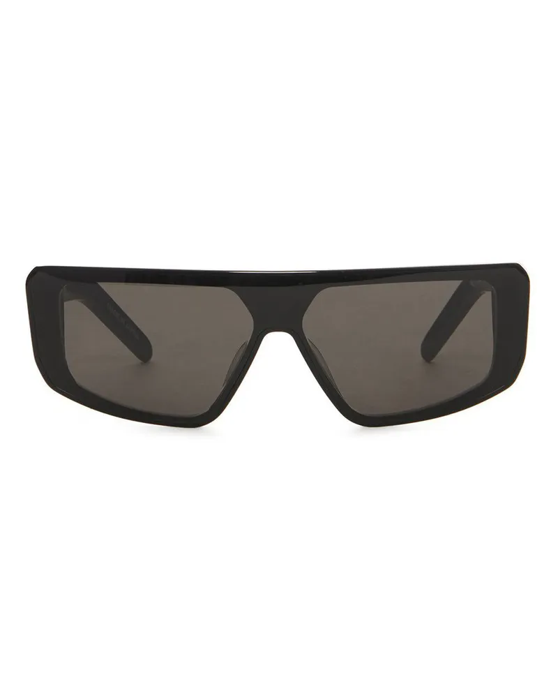 Rick Owens Sonnenbrille schwarz Black