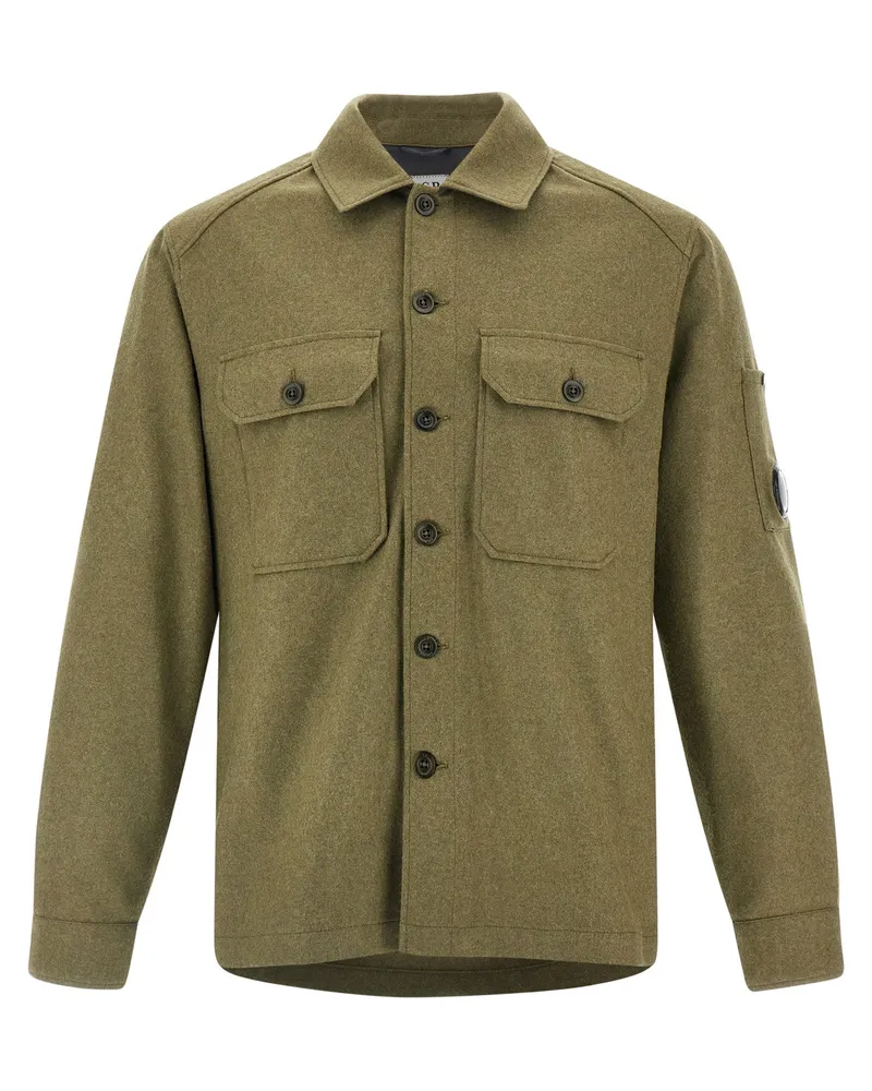 C.P. Company C.P. Firmenwolle Overshirt Multicolor