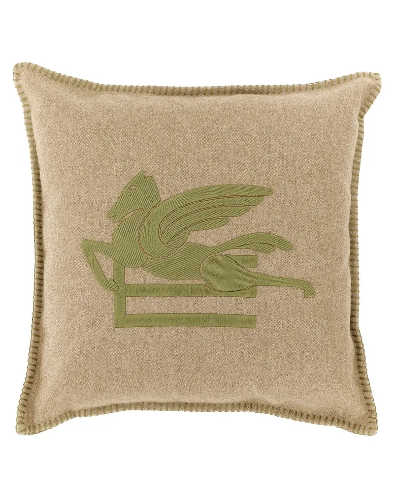 Etro Pegaso' Kissen Beige