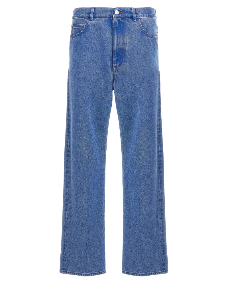 Marni gebleichte' beschichtete 'Jeans Blue