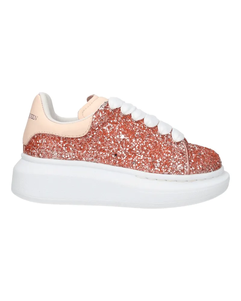 Alexander McQueen Geschenkideen Sneaker Kinder Frauen Glitzer Pink/Gold Pink -