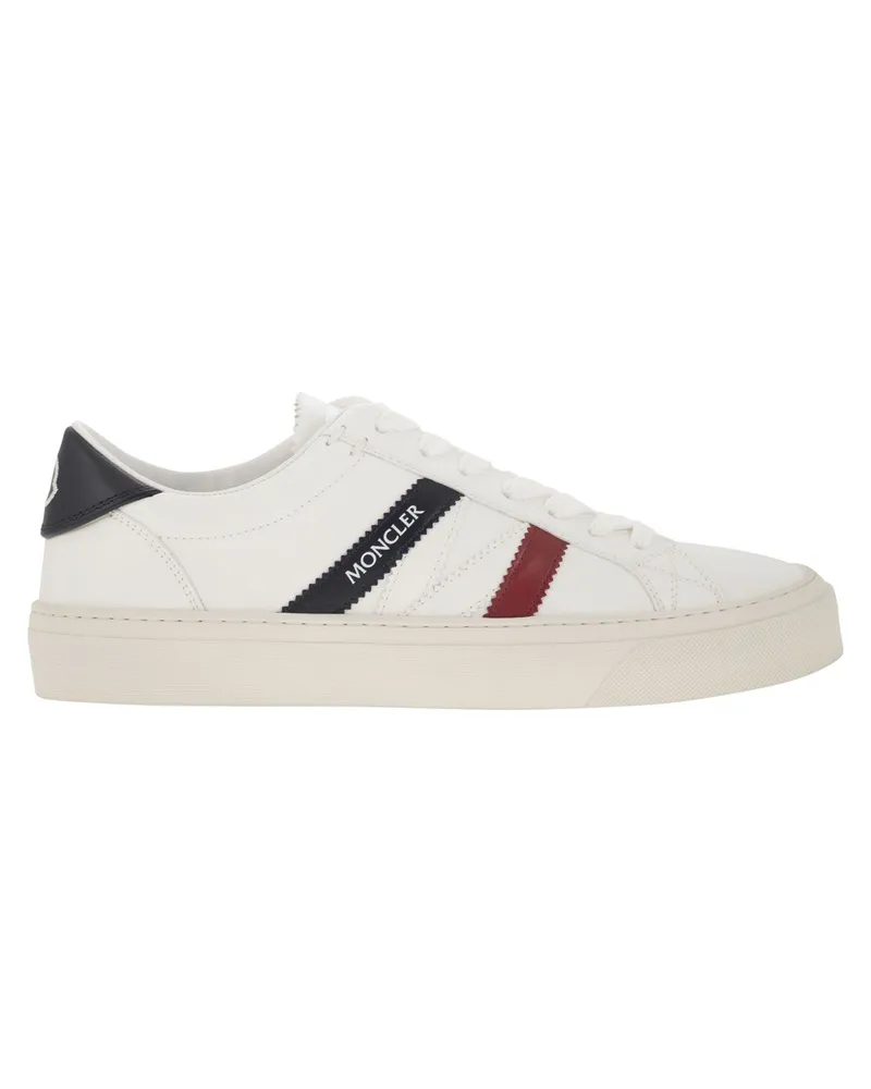 Moncler Monaco2 Leder Trainer White