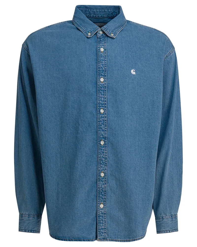 Carhartt WIP S Lucas"-Shirt Blue