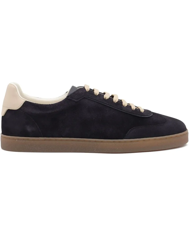 Brunello Cucinelli Wildleder Leder -Sneaker Marrone