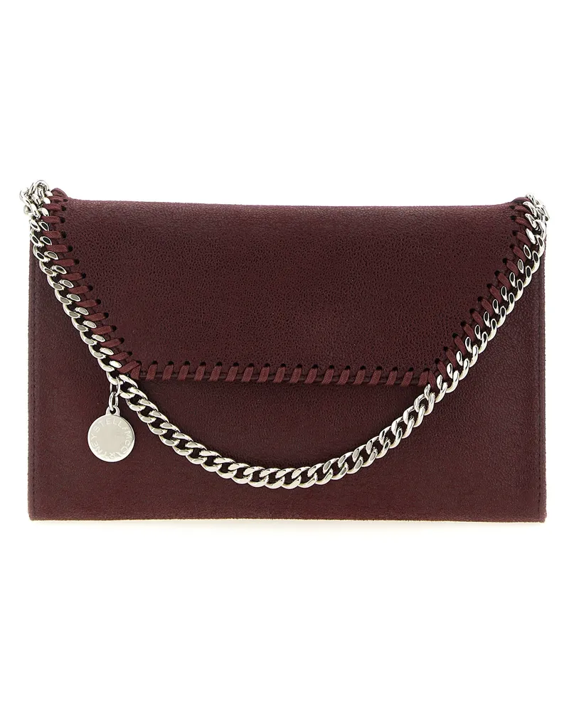Stella McCartney Falabella' Brieftasche an der Kette Bordeaux