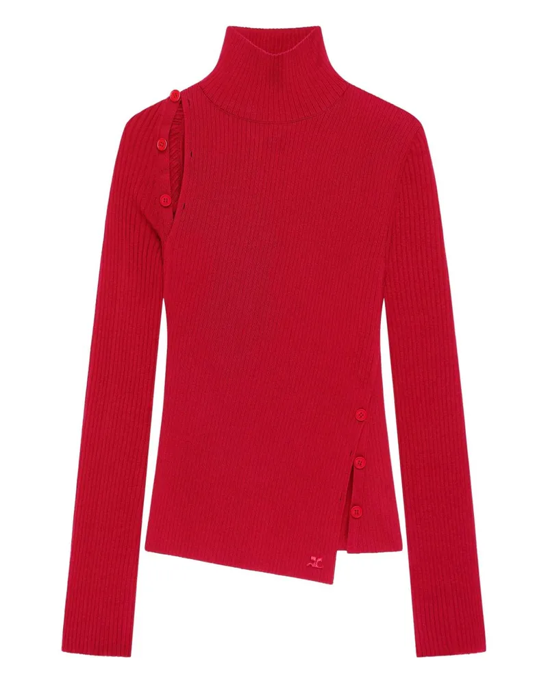 Courrèges Courreves Pullover rot Red