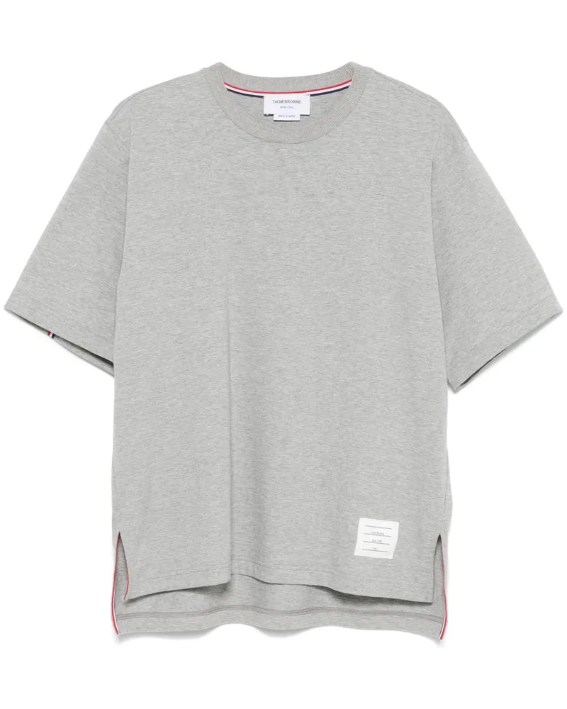 Thom Browne übergroße Baumwoll -T -Shirt Light