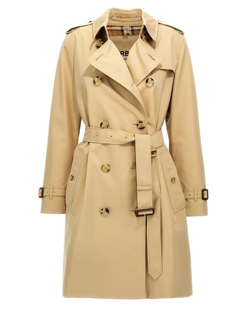 Burberry Kensington' Trench Coat Beige