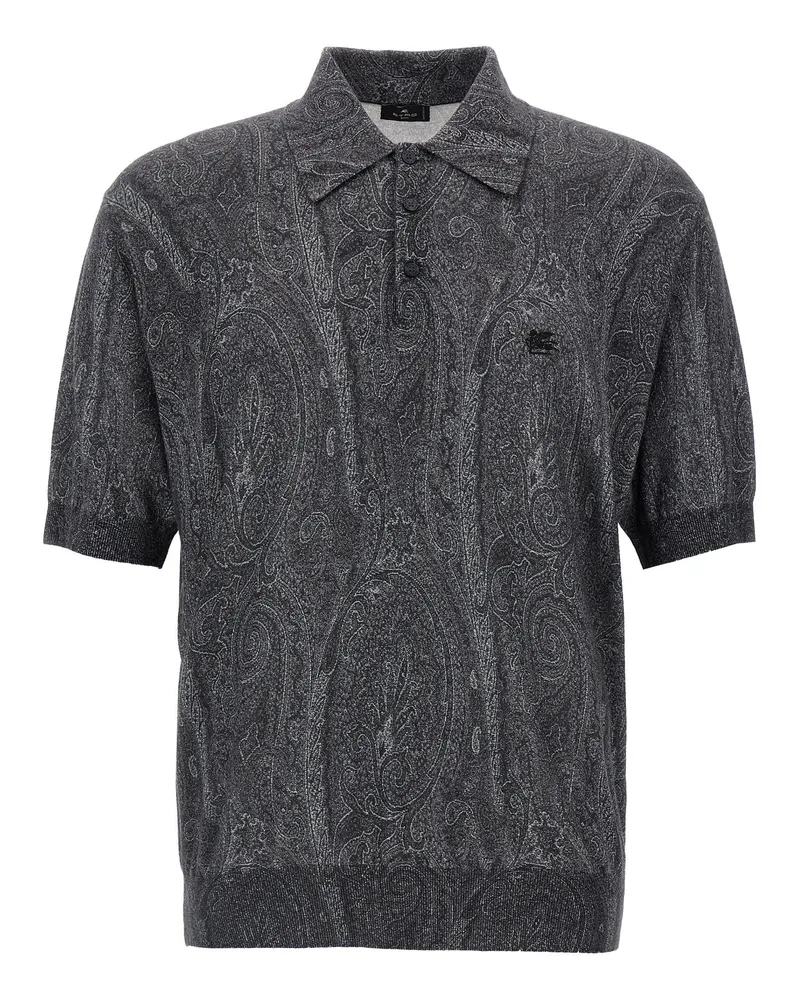 Etro Paisley' Polo -Shirt Multicolor