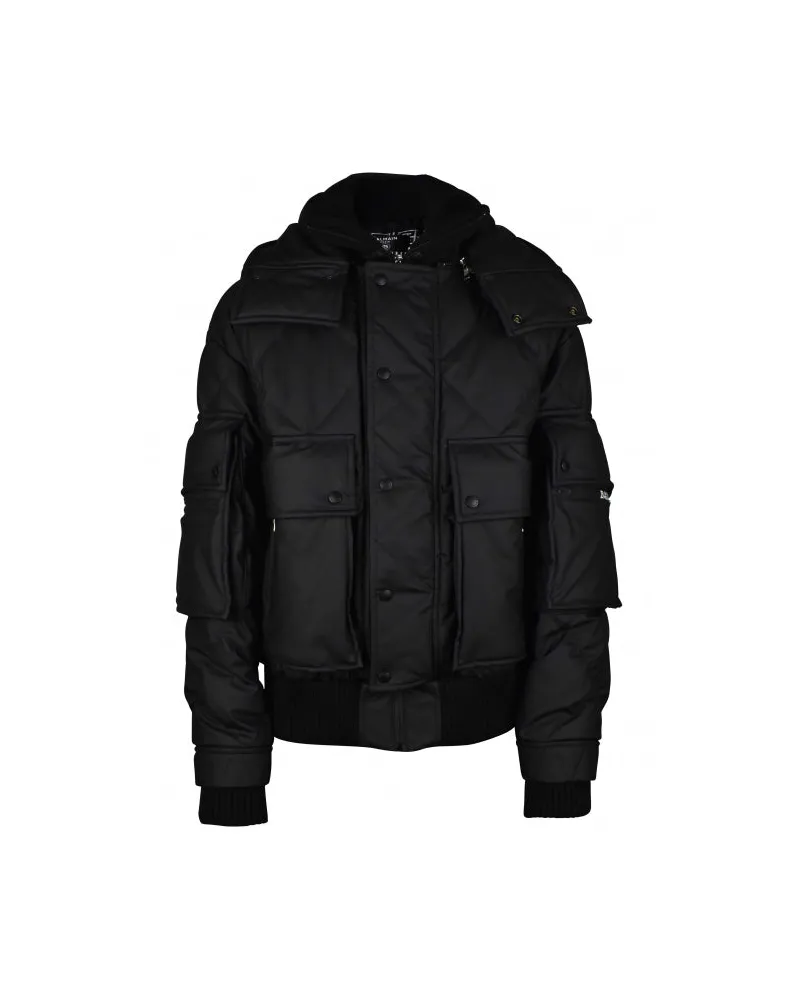 Balmain Down Jacke Black