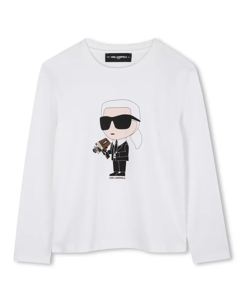 Karl Lagerfeld T -Shirt mit Logo White