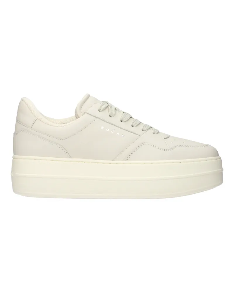 Hogan Sneakers H670 Damens Leder Beige -