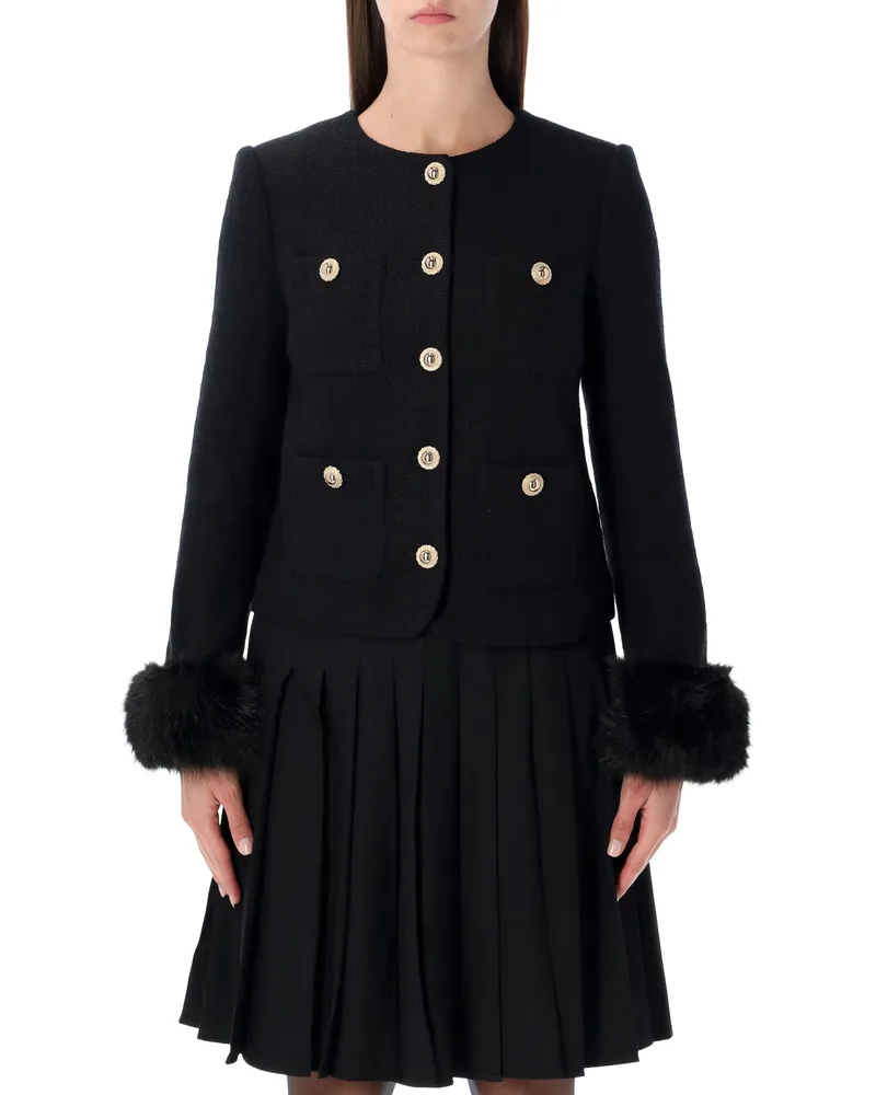 Self-Portrait Selbstporträtjacken Schwarz Black