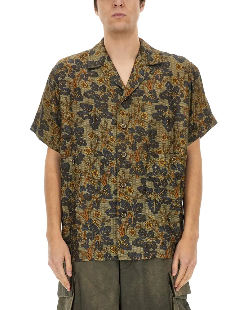 Uma Wang Terry" Hemd Multicolour