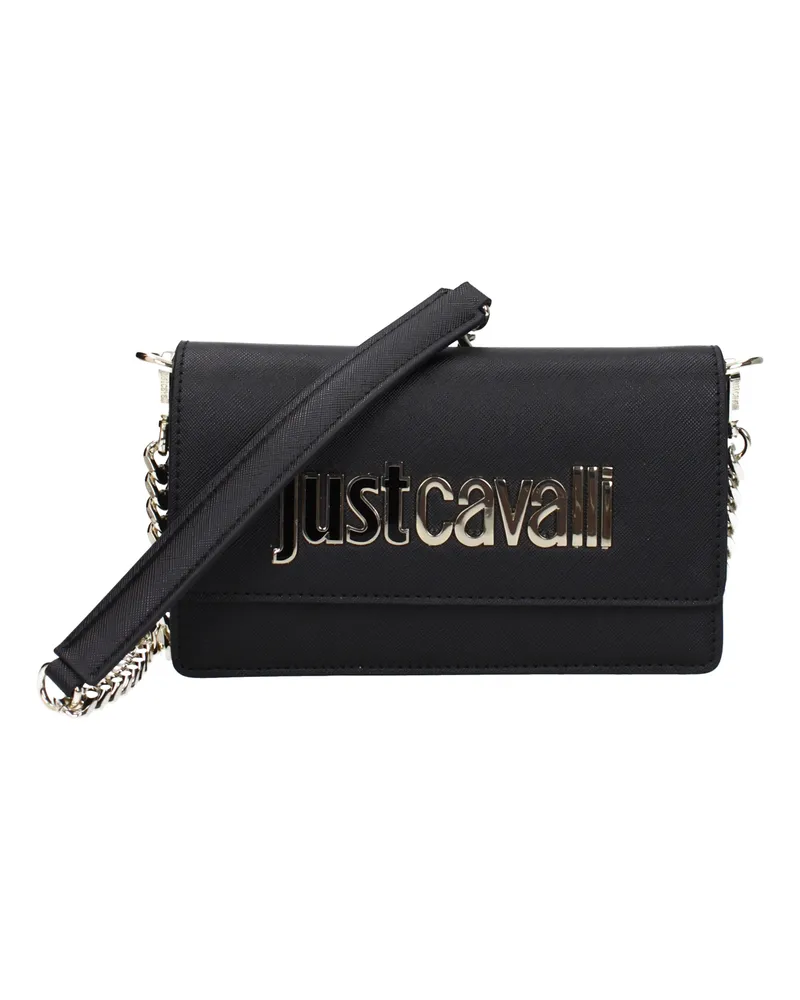 Just Cavalli Women's Umhängetaschen Polyester Schwarz -