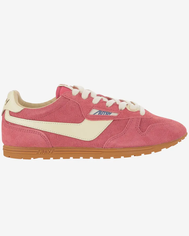 AUTRY Windspin Leder -Turnschuhe Red
