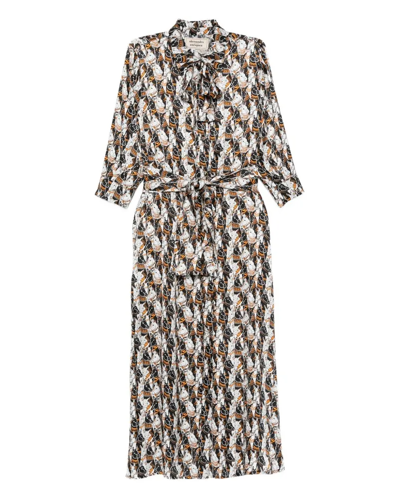Alessandro Enriquez Bedrucktes Hemdkleid von Multicolour