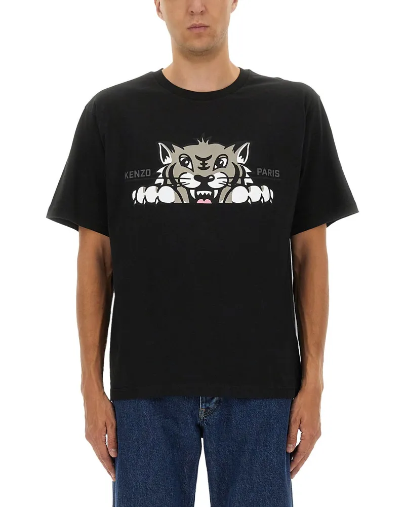 Kenzo übergroße Fit T -Shirt Black