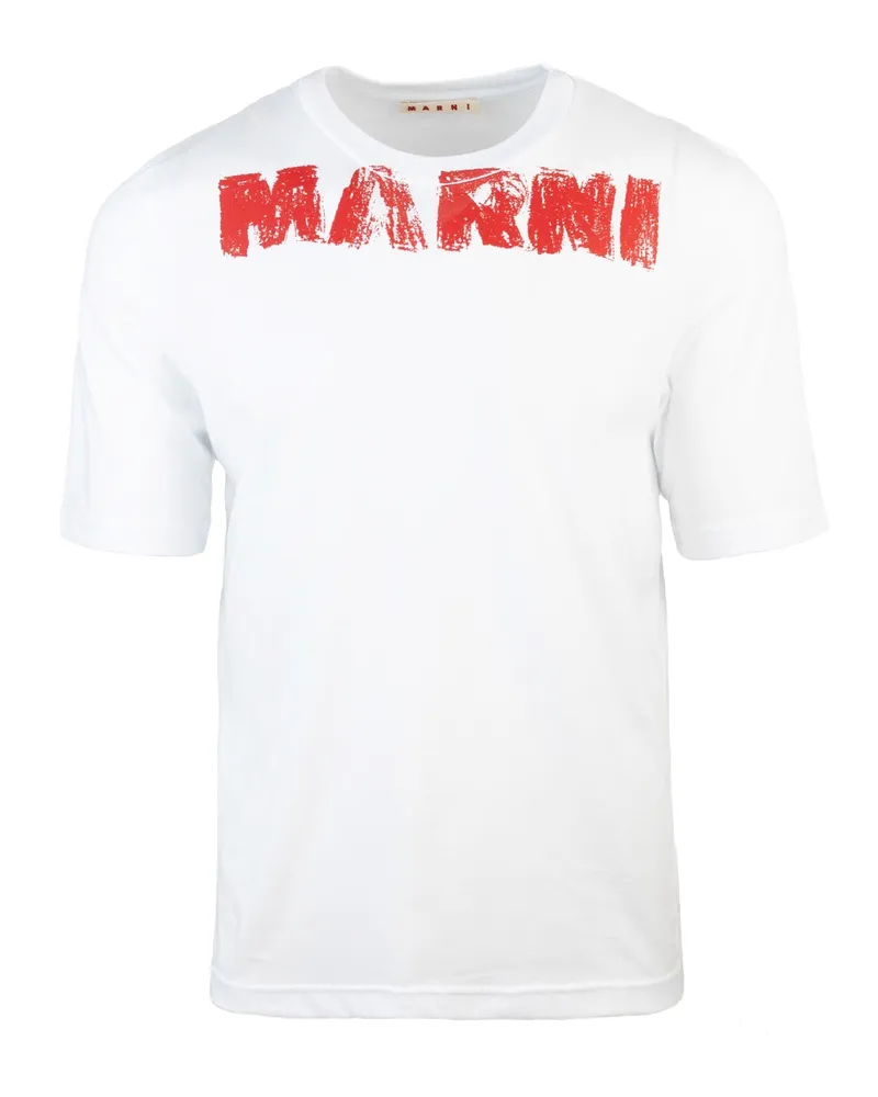 Marni T Shirt Con Maxi Stampa Marni Lily