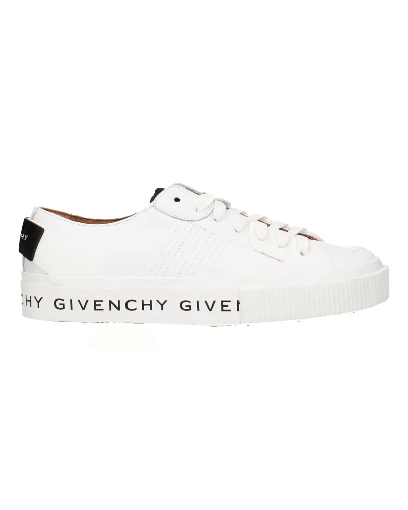 Givenchy Sneakers Damen Weißes Leder/Optisches Weiß -
