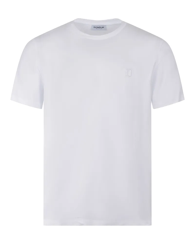 Dondup T -Shirt aus Baumwolle White