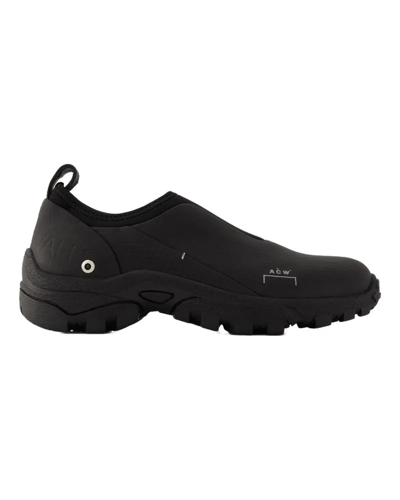 A-COLD-WALL* Nc.1 Dirt Mocs Sneakers ein kaltes Wandleder schwarz Black