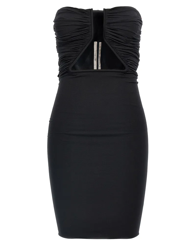 Rick Owens Prong' Mini -Kleid Black