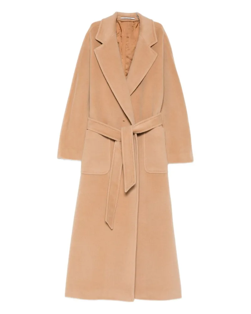 Tagliatore Langer -Wollmantel Beige