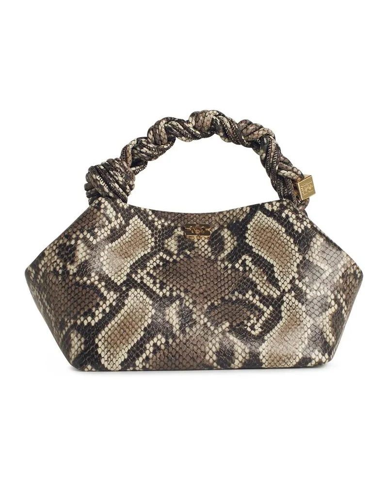 Ganni Small 'Bou' mehrfarbiger Lear -Mischtasche Multicolor