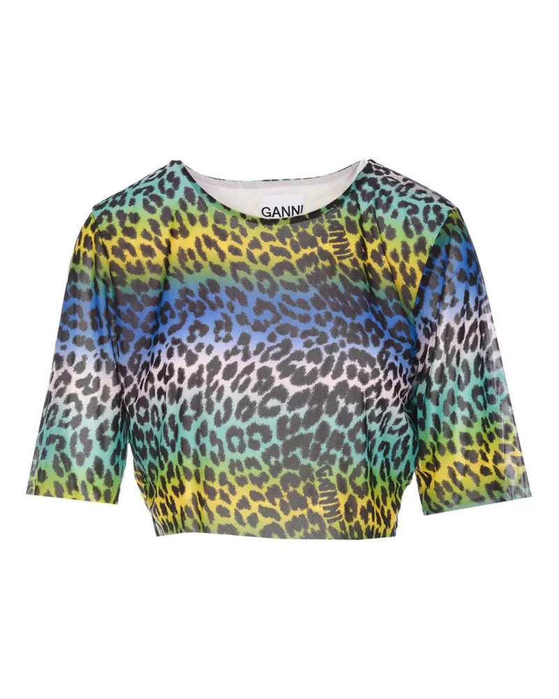 Ganni Top Animier Multicolour