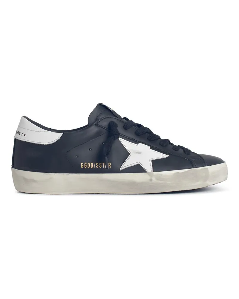 Golden Goose Super Star Classic' Black Lear Sneakers Black