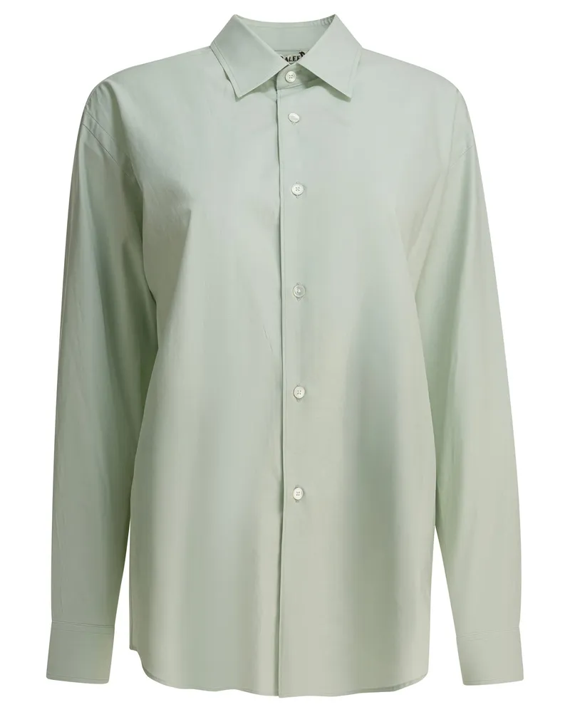 AURALEE Hemd aus Baumwolltwill Brown