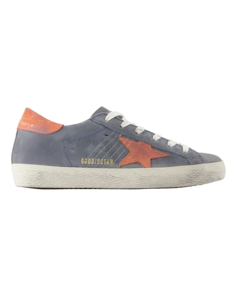 Golden Goose Super Star -Sneaker  Deluxe Marke Leder Blau Blue