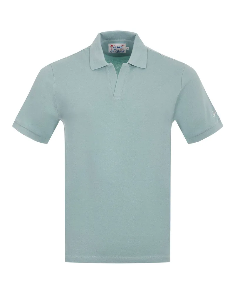 MC2 Saint Barth Cotton Pique Polo Verde
