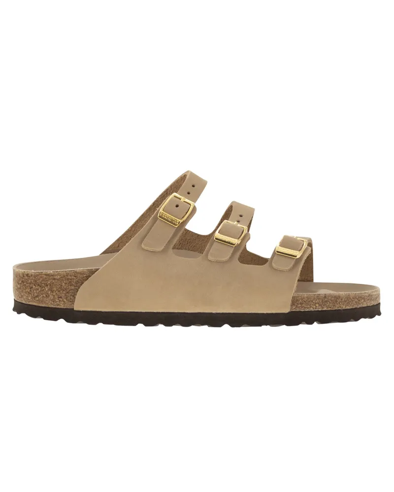 Birkenstock Florida Sandale mit Schnallen Sand