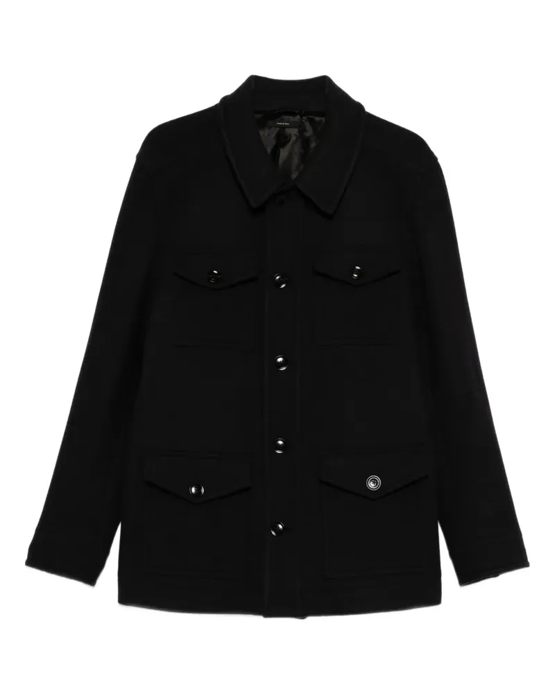 Tom Ford Jacke mit Taschen Navyhb825