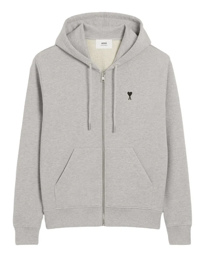 AMI Paris Ami de Coeur Baumwollhodie Light