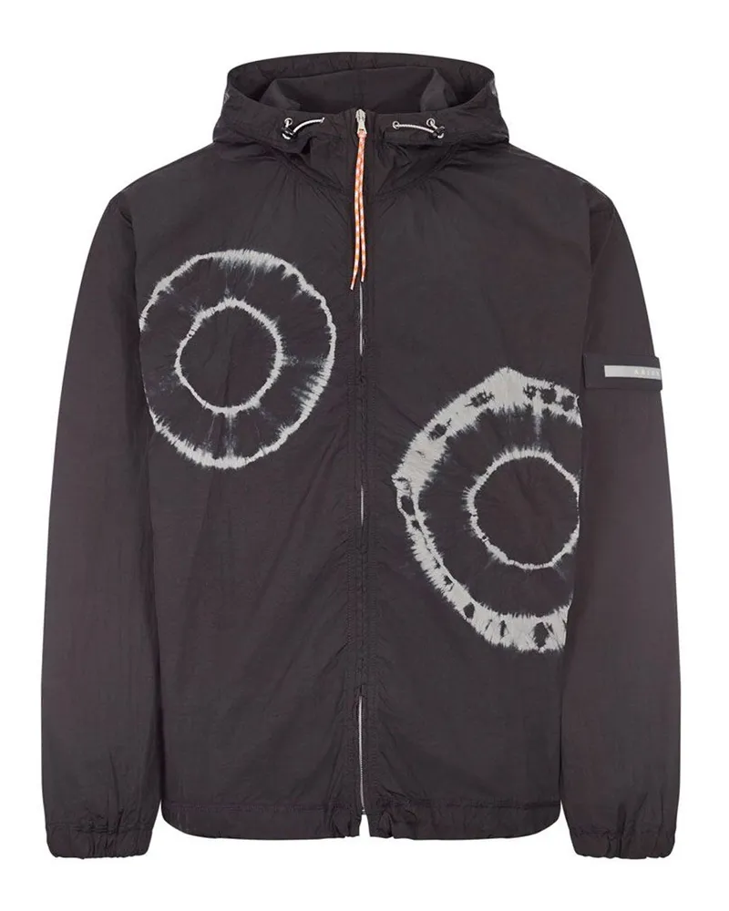 Aries Widderkrawattenfärbemjacke Windbeutel Schwarz