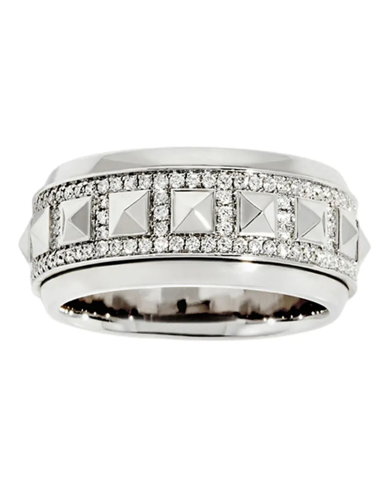 STATEMENT Rockaway Spinner Ring in Silber und Diamanten Silver