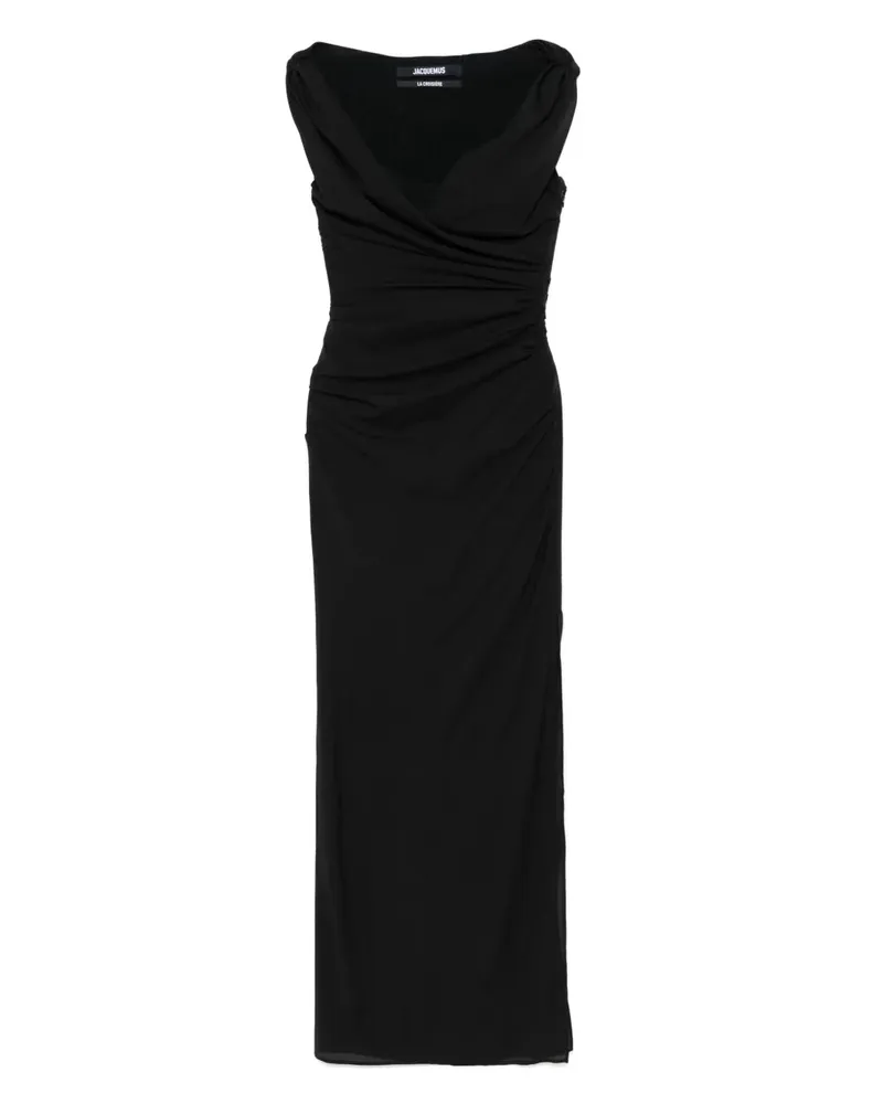 Jacquemus la Robe Rita Longue Abendkleid Black