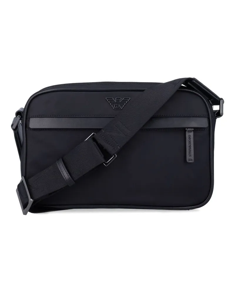 Emporio Armani Nylon Crossbody Bag Black