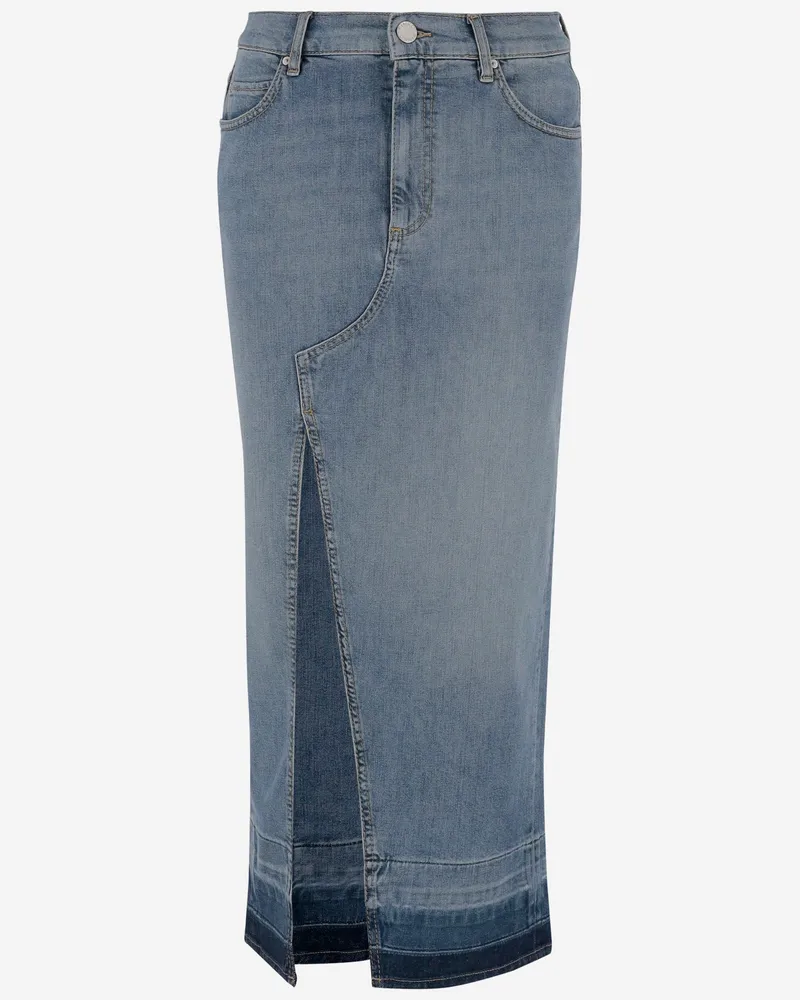 Pinko Long Cotton Denim Rock Denim