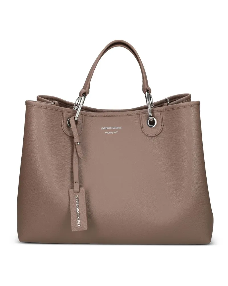 Emporio Armani meine mittlere Einkaufstasche Dove