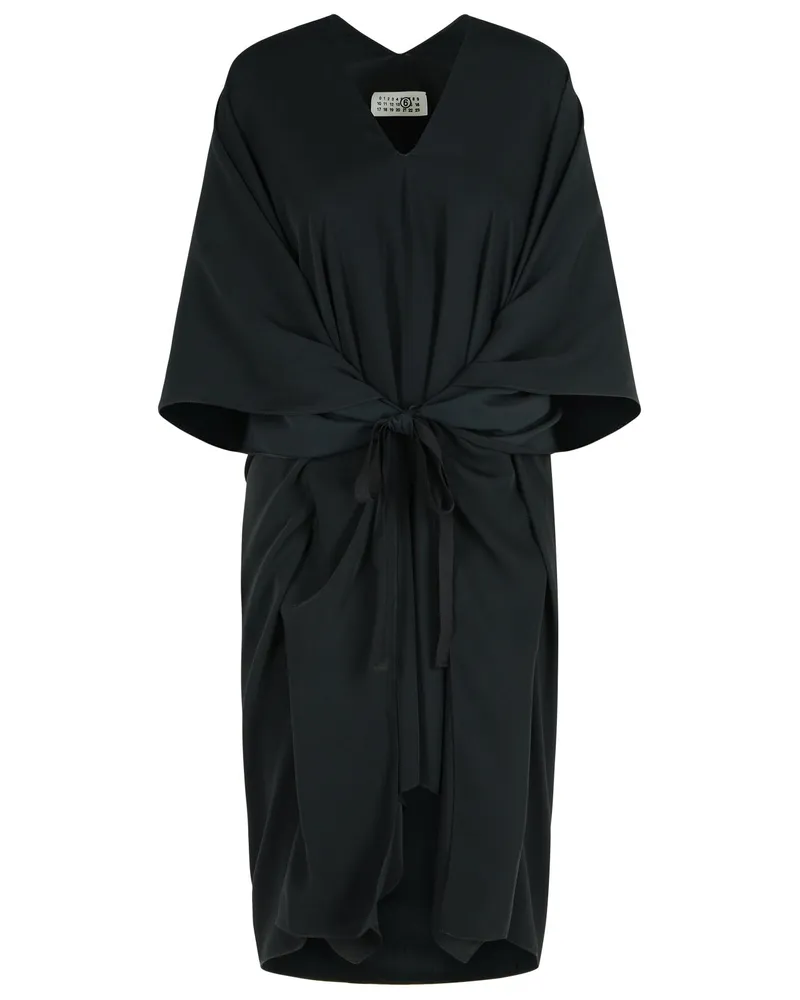 Maison Margiela Black Polyester Kleid Black