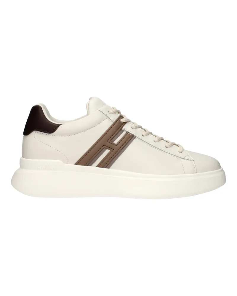 Hogan Sneakers H580 Herrens Leder Beige/Braun -