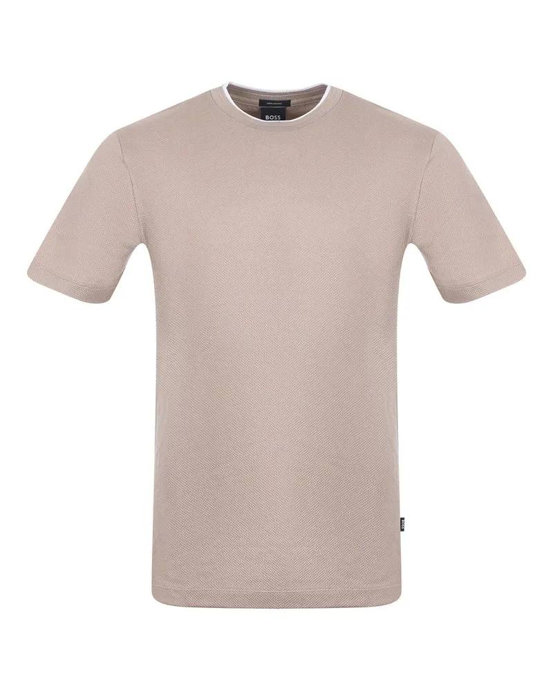 HUGO BOSS T -Shirt in Baumwolle Beige
