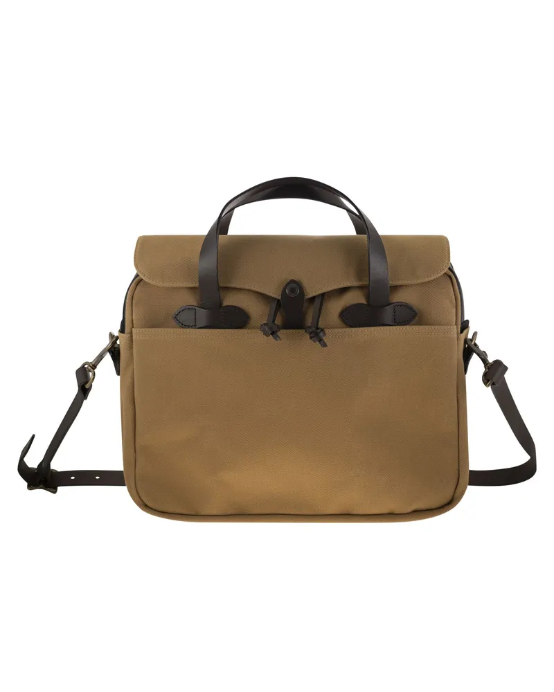 Filson Aktentasche in robuster Köcher Tan