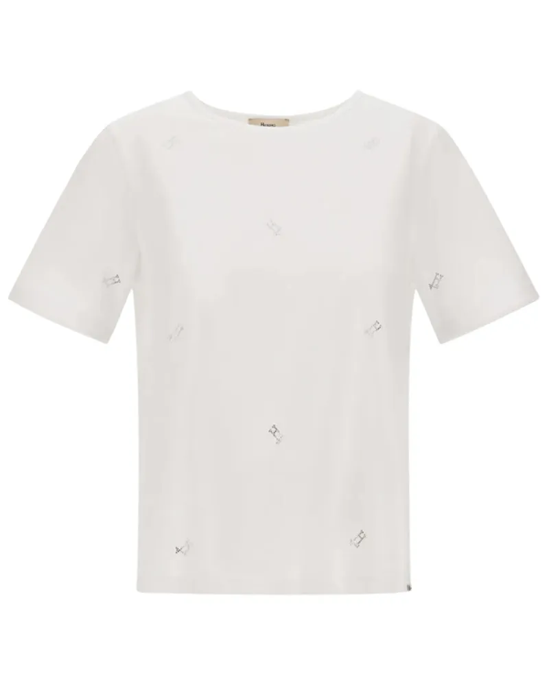 Herno T-Shirts und Polos Weiß White