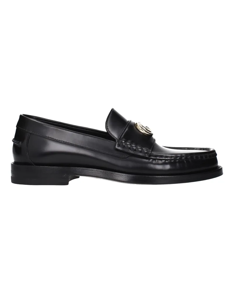 Gucci Millennial Damens Leder-Loafer Schwarz -